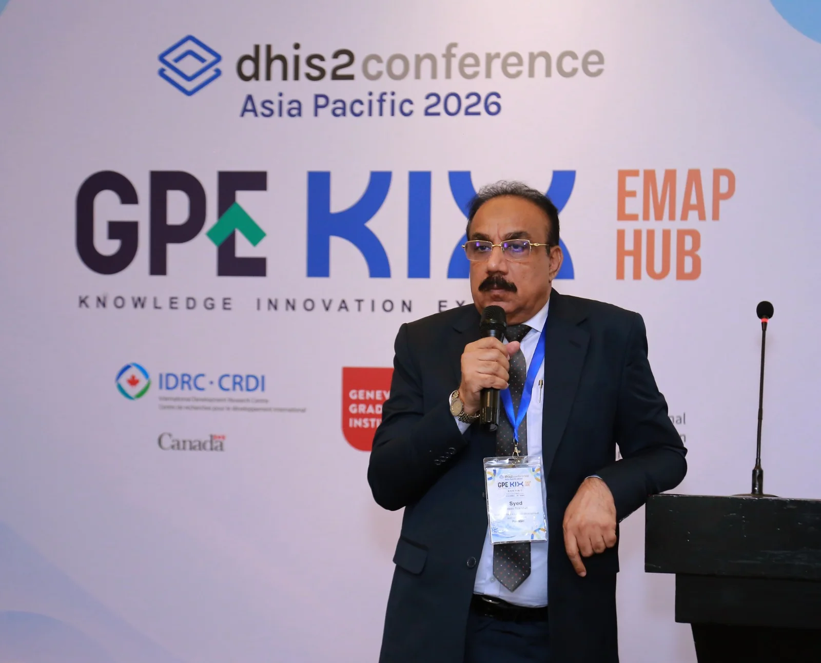 Sayed Rasool Bux Shah, Executive Director, Sindh Teacher Education Development Authority (STEDA), represented STEDA and the School Education & Literacy Department, Government of Sindh, at the DHIS2 Asia-Pacific Conference 2026, 